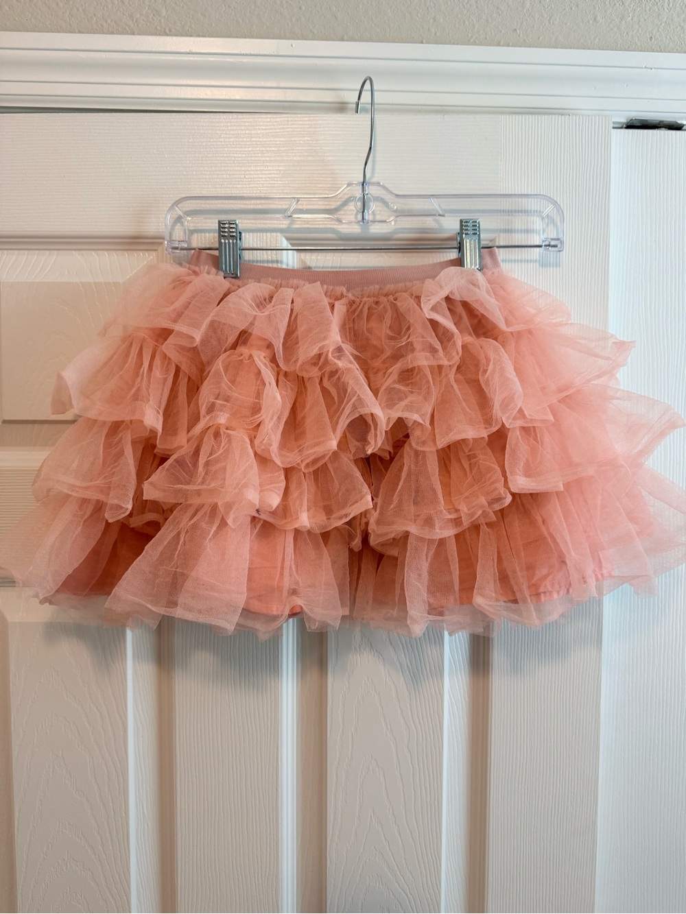 Gap x LoveShackFancy Girls Pink Layered Tulle Skirt